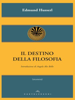 cover image of Il destino della filosofia